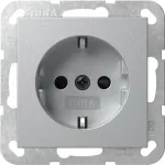 Gira SCHUKO pistikupesa LED-orientatsioonivalgustuse ja kaitsekattega, puhtvalge 475526