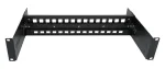 EXSYS DIN-liistu racki kinnituskomplekt, 2U, 19-tolline, 35mm DIN-liist, must EX-6090