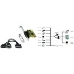 EXSYS EX-44343 PCIe kaart &ndash; 2x RS-232 jadaporti + 1x paralleelport