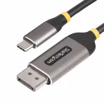 StarTech.com 10 jala (3 m) USB-C&ndash;DisplayPort adapterkaabel, 8K 60 Hz, 4K 144 Hz, HDR, USB-USB-C&ndash;DP 1.4 videomuundurkaabel, &uuml;hilduv USB4/Thunderbolt 3/4-ga