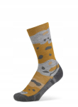 Buff Merino Lightweight Crew Sock LWC2, Umber Khaki, L