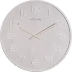 NeXtime 3096WI - Seinakell - kvartskell - Ring - Valge - Puit - Puit