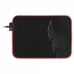 L33T Gaming 160405 Karlvagn RGB m&auml;nguhiirematt, keskmine suurus, kiire pind. 355 x 255 x 3 mm, must