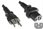 Microconnect PE160518 toitekaabel must 1,8 m C15 pistikupesa