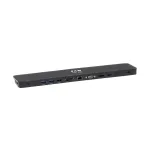 Eaton Tripp Lite U442-DOCK7D-B kolme monitori USB-C dokkimisjaam, USB-C 3,1 / Thunderbolt 3, 4K HDMI ja DisplayPort, VGA, USB-A/C, GbE, 100 W PD, must
