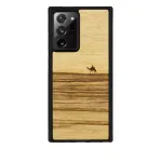 Man and Wood kaitse&uuml;mbris Samsung Galaxy Note 20 Ultra jaoks, terra must