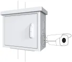 Lanview RCCTV002 Midi Radius postile paigaldatav valvekaamerate kapp 4 kaamerale, 600 x 300 x 550 mm, valge