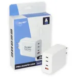 ALLNET toiteplokk PSU-GaNPD-USB-1A3C-200W &mdash; 200W GaN USB-laadija, 1&times; USB-A, 3&times; USB-C