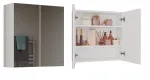 Topeshop POLA 2DL BIEL vannitoa hoiukapp valge