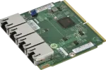 Super Micro Supermicro lisakaart AOC-MGP-i4M - v&otilde;rguadapter - Gigabit Ethernet x 4 (AOC-MGP-i4M-O)
