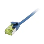 patch-kaabel RJ45, CAT6A 500Mhz, 0,25m, sinine, U/FTP, &otilde;huke &uuml;mmargune d=3,8mm, TPE/LSZH(Superflex), AWG32, Cat.7 toorkaabliga, Synergy 21 (S217331V3)