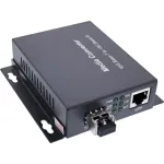 InLine 66659E v&otilde;rgumeediumimuundur 10000 Mbit/s 850 nm Multirežiimne Must