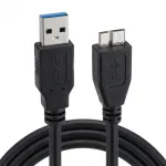 ROLINE - USB-kaabel - 9-kontaktiline USB Type A (M) - 10-kontaktiline Micro-USB Type B (M) - 15 cm (USB 3.0) - Must (11.02.8876)