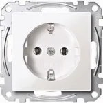 Pistikupesa merten MEG2301-0325 CEE 7/3 valge 250 V 16 A termoplastne