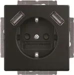BJ 20 EUCB2USB-885 SCHUKO-/2x USB-pistikupesa (2CKA002011A6279)