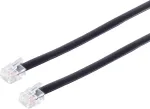 S/CONN 3m RJ12 Must l&auml;bipaistev ShiverPeaks