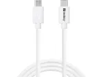 Sandberg USB-C>MicroUSB laadimiskaabel 1 m, 1 m, USB C, Micro-USB B, valge