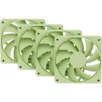 Arvuti jahutusventilaator HYTE FA12-MM-4 120 mm, 1500 RPM, 72 m&sup3;/h, 1,6 mmH₂O, h&uuml;drod&uuml;naamiline laager, roheline, 4 tk pakendis