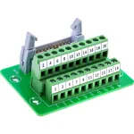 InLine 92504P IDC 20 pesa 10-klemmiline klemmliist, PCB paigaldus