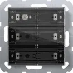 Gira touch sensor 4 Comfort 3-gang KNX, model 504300