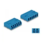 DeLOCK fiiberoptiline adapter HD LC Hexaplex pistikupesa &ndash; LC Hexaplex pistikupesa, sinine