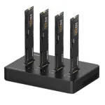 Premium dokkimisjaam 4x M.2 NVMe SSD, kuni 10Gbps/SSD