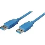 ShiverPeaks BASIC-S BS77031-1 USB 3.0 kaabel, USB-A - USB-A, kahekordselt varjestatud, 1 m, sinine