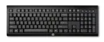 HP K2500 juhtmevaba klaviatuur, t&auml;issuuruses (100%), juhtmevaba, RF-juhtmevaba, must