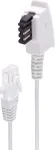 shiverpeaks &reg;-BASIC-S--telefoni&uuml;henduskaabel-TAE-F pistik RJ45 pistikule, DSL VDSL ruuterikaabel, valge, 1,5 m (BS12-09156)