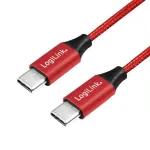 LOGILINK CU0156 LOGILINK - USB 2.0 kaabel, USB-C isane USB-C isasele, punane, 1 m