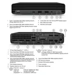 Lauaarvuti HP EliteDesk 800 G6 &mdash; Intel Core i5-10500T, 16 GB muutm&auml;lu, 256 GB SSD, Intel UHD Graphics 630, Wi‑Fi, Windows 11 Pro