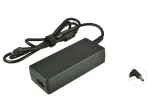 2-Power vahelduvvooluadapter 19,5 V 45 W, koos toitejuhtmega, siseruumidesse, 110&ndash;240 V, 19,5 V, vahelduvvoolust alalisvooluks, must, 47 mm