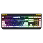 HATOR Icefall klaviatuur m&auml;ngurile USB QWERTY US English must RGB LED