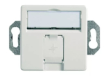 Teleg&auml;rtner pistikupesa RJ-45 Cat6a J00020A0507, valge, ABS/teras/tsink, 70&times;50&times;43,2 mm