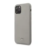 Mercedes-Benz Apple iPhone 11 Pro Liquid Silicone Case Grey