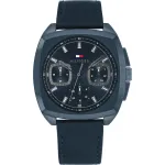 Tommy Hilfiger meeste 1710558 analoogkvartskell 40 mm sinise numbrilaud ja pruuni nahkrihmaga