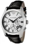 ARMANI AR0669 Men's Stainless Steel Chronograph Watch 42mm