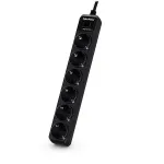 CyberPower Essential B0620SC0-DE liigpingekaitsega pikendusjuhe, must