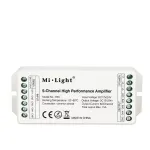 MIBOXER PA5 5-kanaliline LED-v&otilde;imendi 12-24V DC PWM RGB+CCT RGBWW RGB Kahekordne Valge &Uuml;hev&auml;rviline