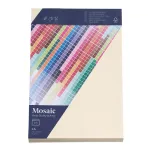 Artoz Papier Mosaic &uuml;mbrikud DIN C6 aknata elevandiluu m&auml;rgliimiga 20 tk