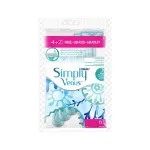 Gillette Simply Venus 2 &uuml;hekordsed raseerijad &ndash; sinised, 6 tk