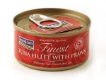 Fish4Cats Finest tuunikalafilee krevettidega, m&auml;rgtoit kassidele, 70 g