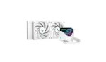All-in-one vedelikjahuti DeepCool LT520 WH, valge, 240mm radiaator, 2x120mm FDB ventilaatorit, PWM, LGA/AM4/AM5/sTR4 tugi