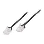 LogiLink Cat.6A U/UTP &otilde;huke &uuml;lipainduv patch-kaabel, 15 m, must, l&auml;bim&otilde;&otilde;t 2,8 mm, painduv ja pehme kaabel - 1 tk (CQ3103U)