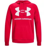 Under Armour meeste Rival Fleece suure logoga dressipluus punane