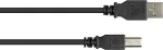GoodConnections USB 2.0 Type A - Type B kaabel, 5m, must 2510-5OFS