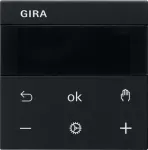 Gira RTR Display must ruumitemperatuuri kontroller 5393005