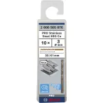 Bosch 2608585876 HSS-Co spiraalpuuride komplekt, 3 mm, pikkus 61 mm, silindriline vars, 10 tk
