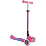 Kokku pandav t&otilde;ukeratas GLOBBER Primo Foldable Plus Lights &mdash; roosa/helesinine