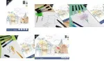 Kangaro K-864113 kunstniku markeriplokk A3 50 lehte 75 g/m&sup2; valge